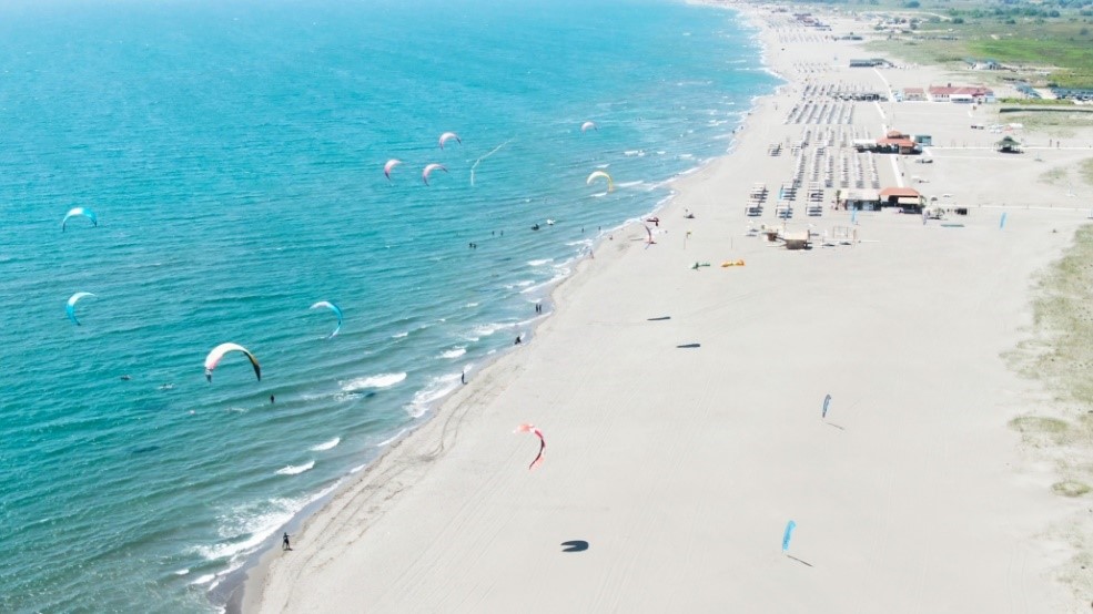 Kitesurfing Strand Montenegro Ulcinj