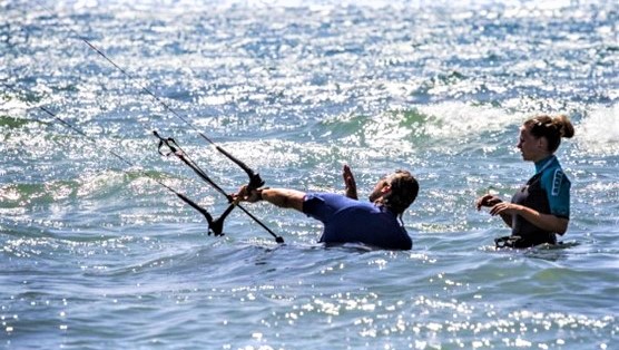 kitesurfen lernen, kitesurfen Anfänger, kitesurfunterricht, Einzelunterricht, stehrevier