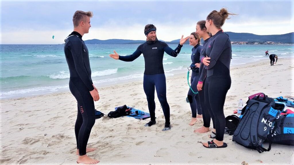 kitecamp, kiten lernen, kiten am strand, kitekurs, kitschule