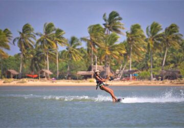 kitesurfen, flachwasser, lagune, stehrevier, sri lanka