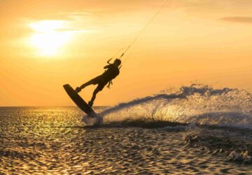 kiturlaub sri lanka, kitesurfen kalpitiya, lagune, flachwasser, sunset