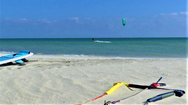 kitesuren, setup barbreite, leinenlänge